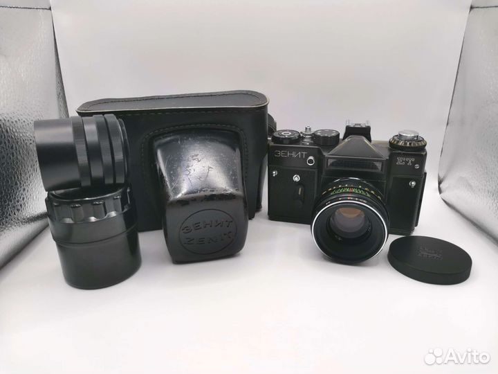 Фотоаппарат Зенит ет Helios-44-2 с кольцами СССР