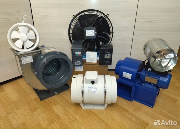 Круглый вентилятор на вытяжку и приток