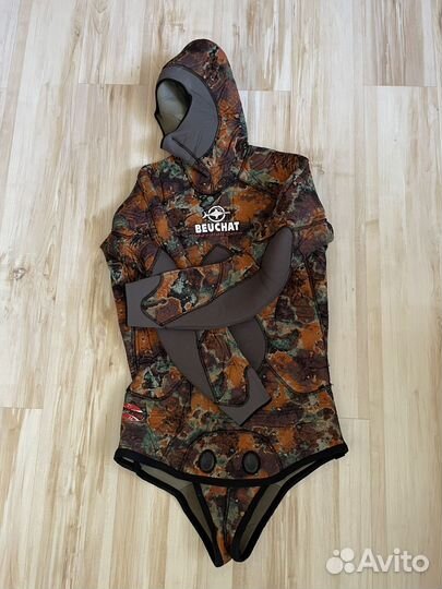 Гидрокостюм Beuchat 7мм, камуфляж