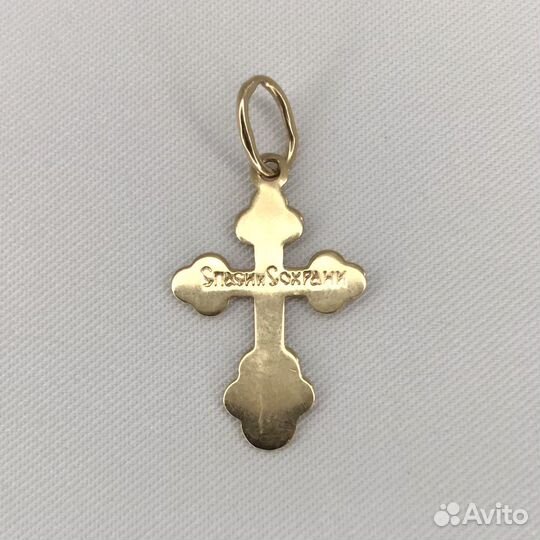 Крест золото 585 пробы №063278