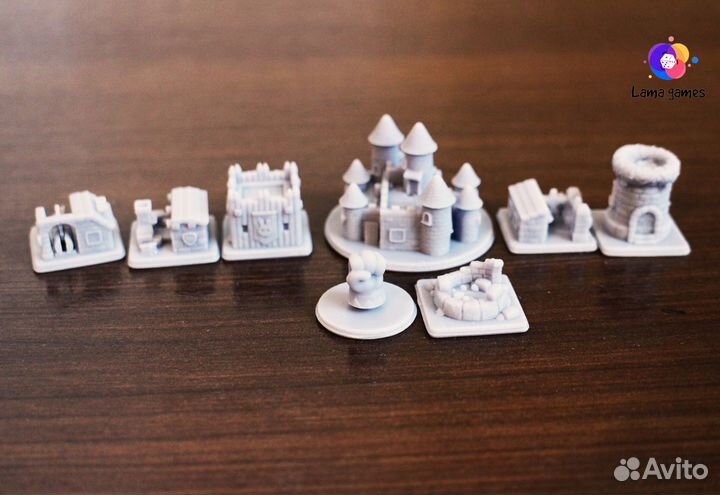 Настольная игра Root, Корни набор зверей и зданий