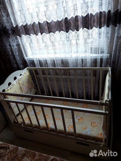 Детская кровать для новорожденных бу