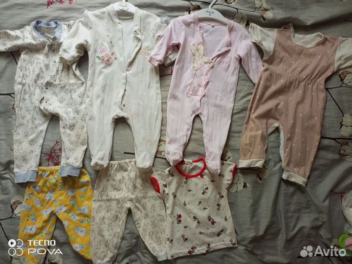 Детские вещи для девочки от 0 до года