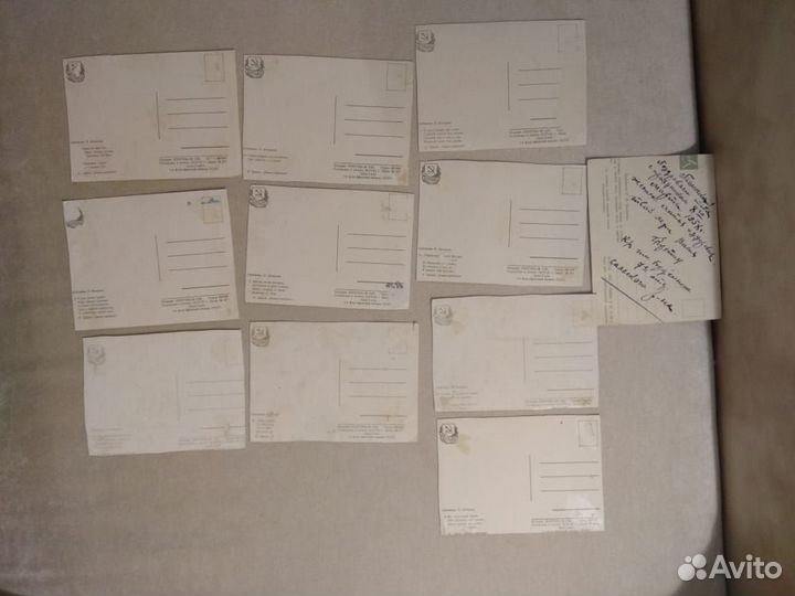 Русские сказки открытки СССР и Конек -горбунок 55г