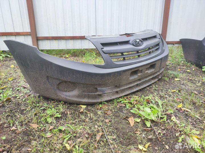 Бампера шагрень передний и задний на LADA Granta