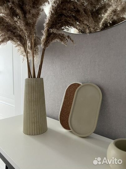 Декоративные вазы, подсвечники, изделия из гипса