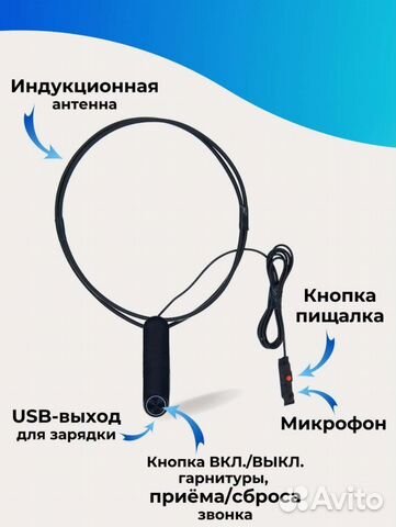 Микронаушник с пищалкой. Аренда. Пермь