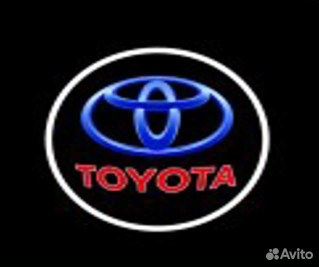 Лазерный проектор логотипа в двери Toyota
