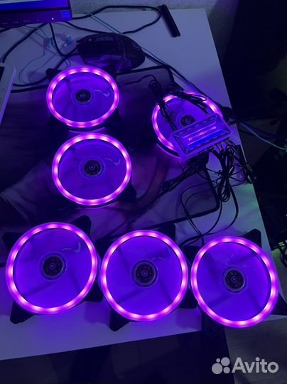 Набор argb вентиляторов 120мм
