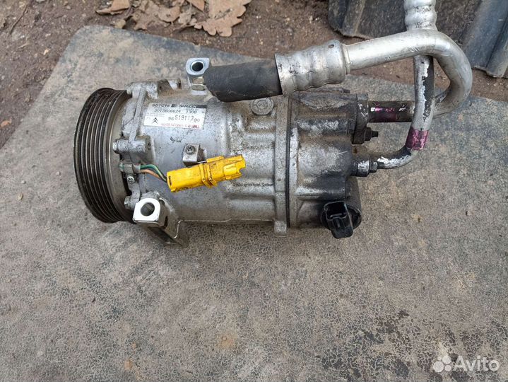 Компрессор кондиционера Peugeot 307 2.0 дизель