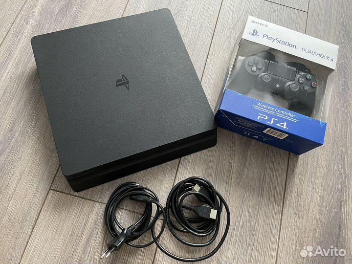 Sony PS4 slim 2геймпада+игры428штук