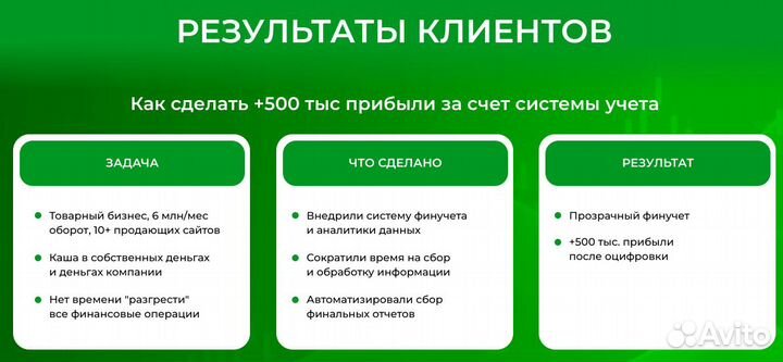 Финансовый директор, фин консультант на аутсорсе