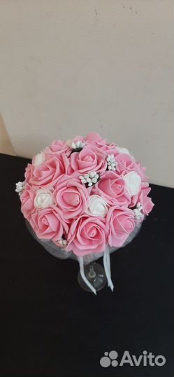 Свадебный букет дублер, букет невесты, бутоньерки