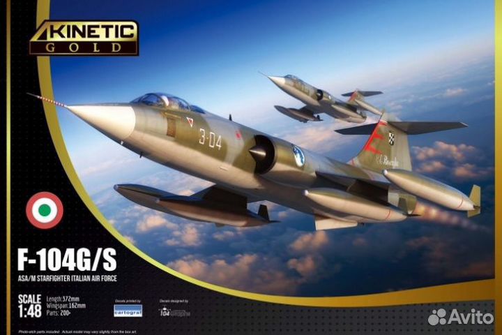 Сборная модель самолета Kinetic K48093