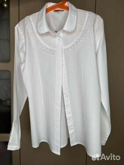 Школьная рубашка блузка 146