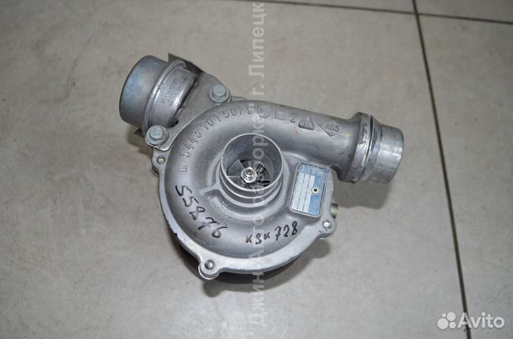 Турбина турбокомпрессор 1.5 DCI K9K728 меган 2
