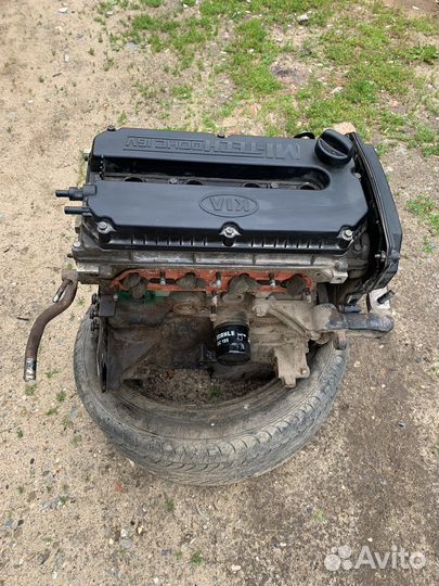 Двигатель Kia Spectra 1.6 S6D