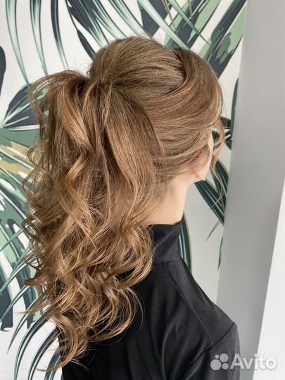 Вечерние прически, локоны, укладки