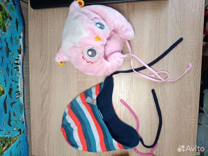 Шапки для девочки, reima, lassie новые шапки, и бу