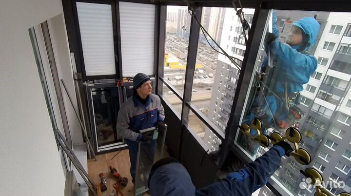 Остекление утепление и отделка балконов