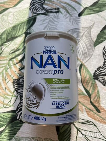 Молочная смесь Nestle NAN тройной комфорт
