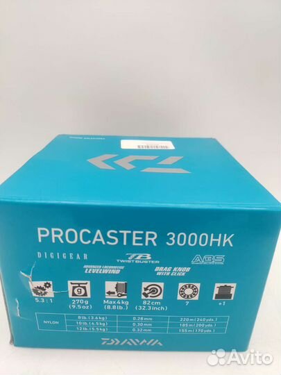 Катушка Daiwa Procaster 3000HK