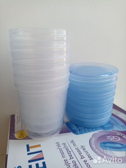Контейнеры для хранения грудного молока 9 штук