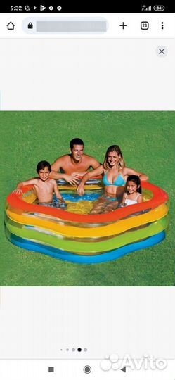 Бассейн детский Intex 185*180*53