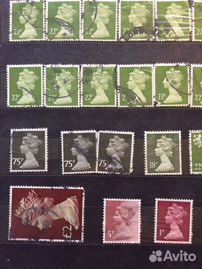 Марки переписки Букингема с Эрмитажем и другие