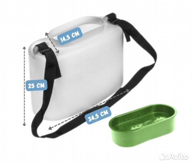 Кан живцовый белый 10л Helios