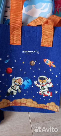 Рюкзак, сумка для обуви aeroflot