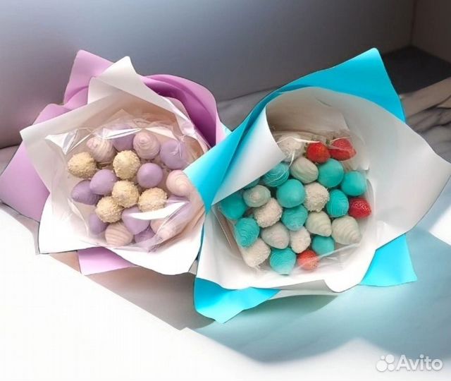 Букет клубники в шоколаде