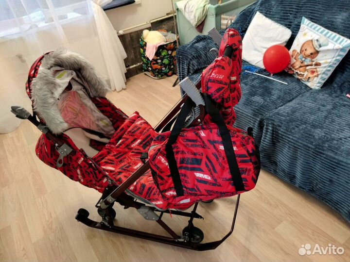 Детские Санки-коляска Nika - Ника 7-8SK