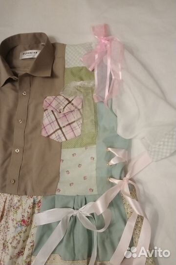 Платье свободного кроя из хлопка