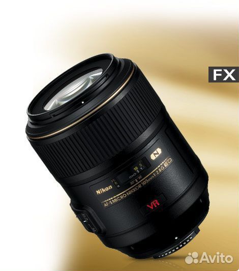 Nikon 105mm micro f2.8 VR (как новый)