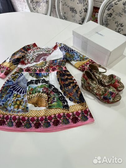 Платье-босоножки D&G для девочки