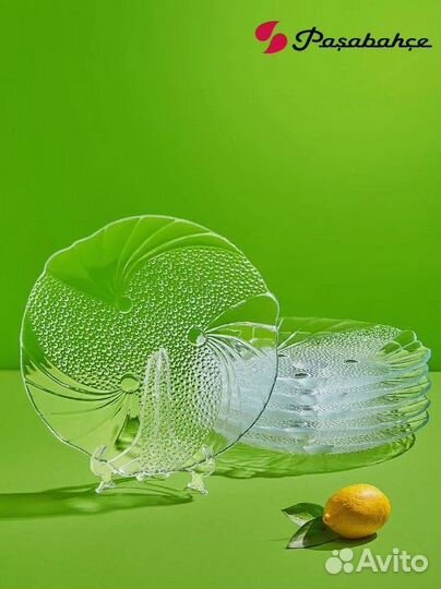 Обеденные тарелки 6 шт 24 см набор, новый