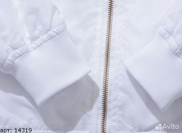 Бомбер Nasa Белый