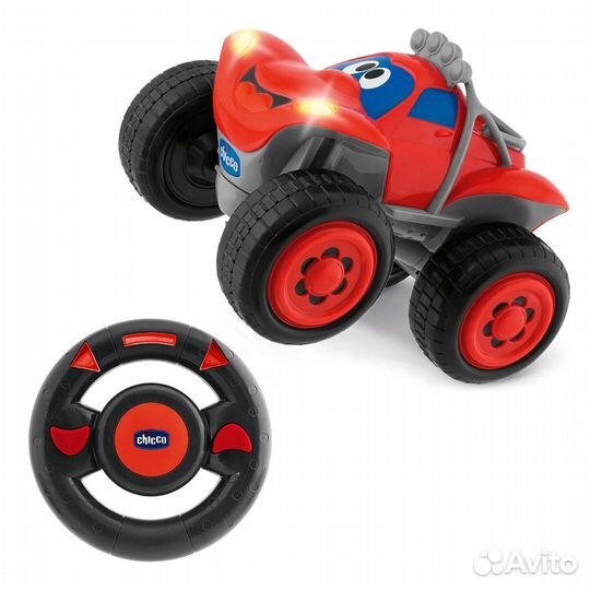 Машинка Chicco,билли большие колеса на пульте от