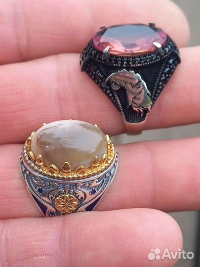 Кольца перстни серебро,натуральные камни