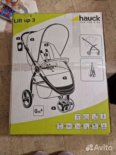 Коляска прогулочная hauck lift up 3