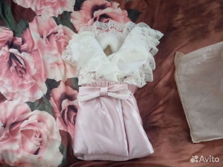 Конверт на выписку для девочки зима