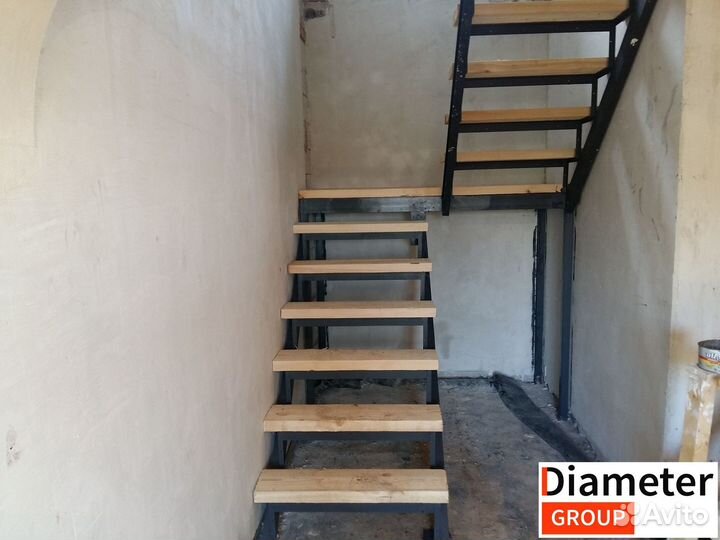 Сварка дизайнерской лестницы в стиле шале