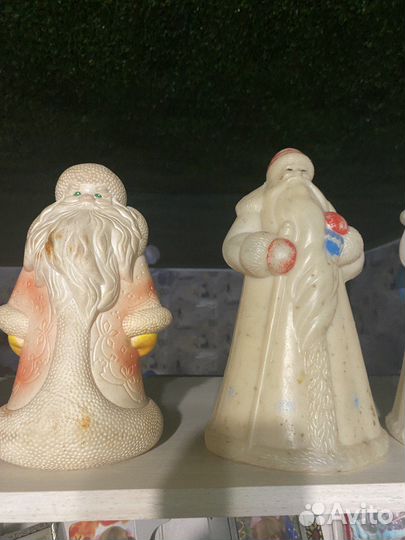 Дед Мороз Снегурочка СССР игрушка