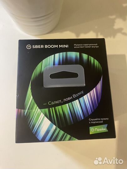 Умная колонка Sber SberBoom Mini туманный белый