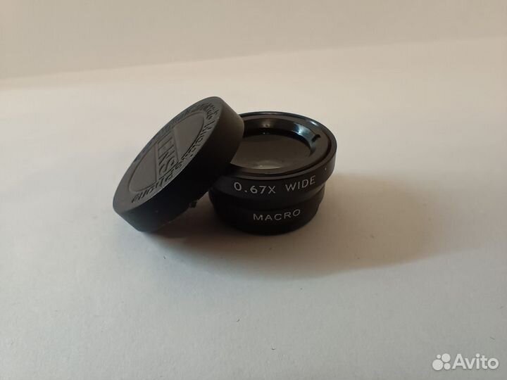 Набор линз-конвертеров 3 в 1 для смартфона