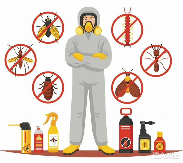 Уничтожение клопов, травить тараканов. Дезинфекция
