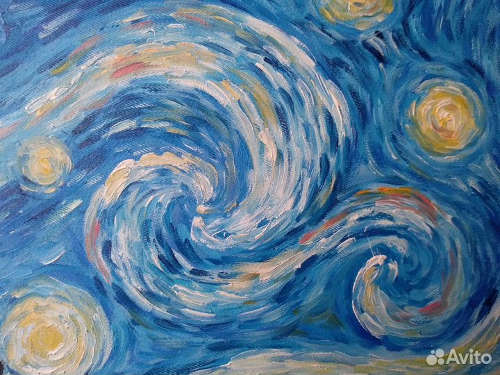 Картина Ван Гога Звездная ночь