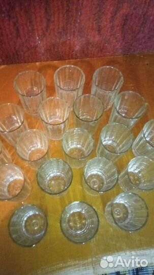 Стопки гранёные 1960-х годов