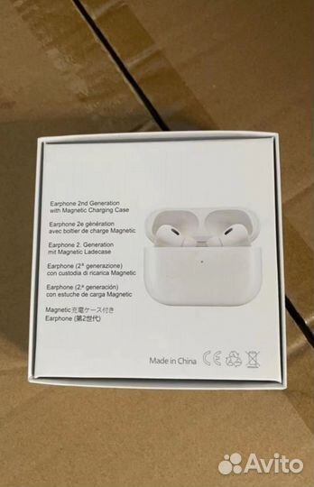 Беспроводные наушники AirPods Pro 2 без логотипа